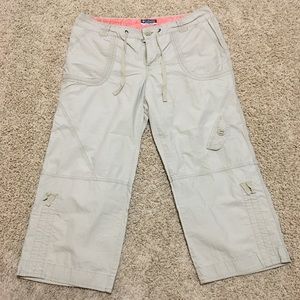 Columbia cropped khaki pants